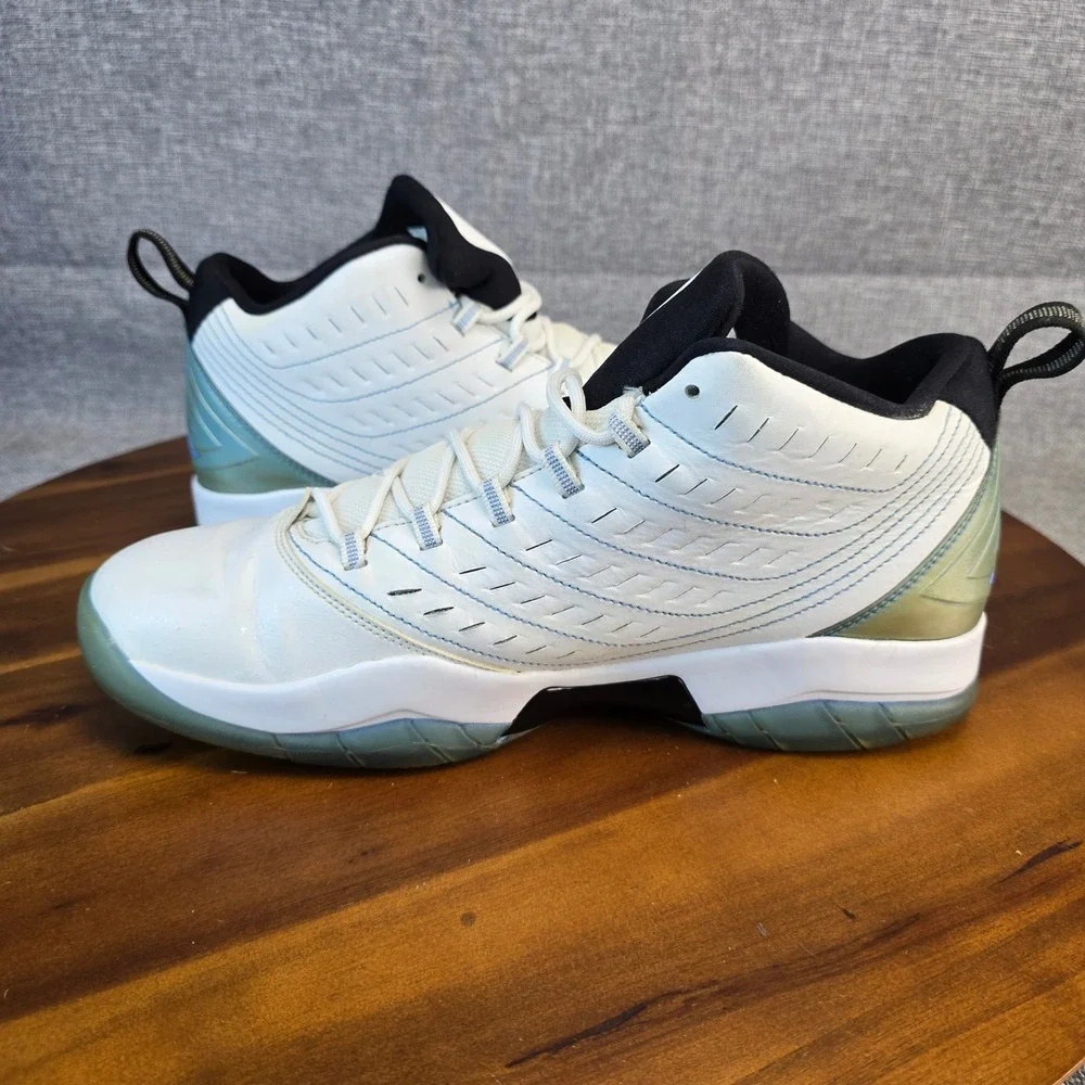 Jordan Velocity White Legend Blue Basketball Shoes 688975-117 Mens Size 11